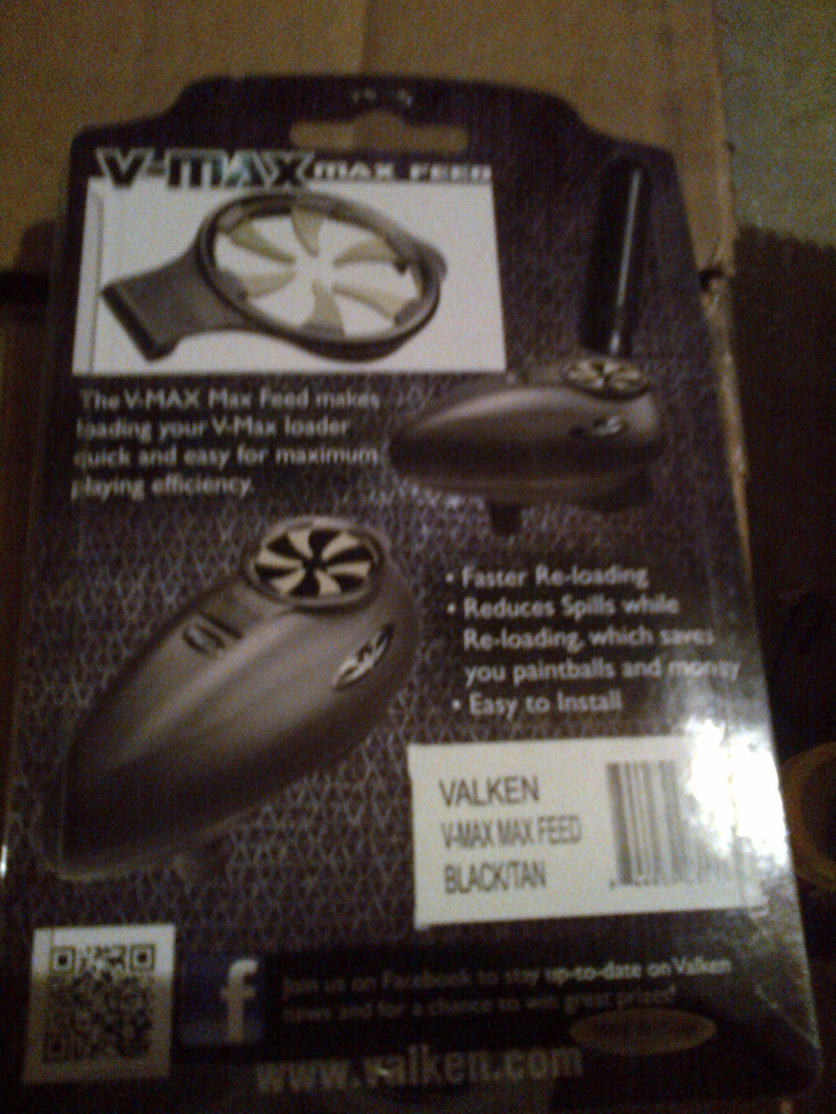Valken V-Max Max Feed - Black/Tan