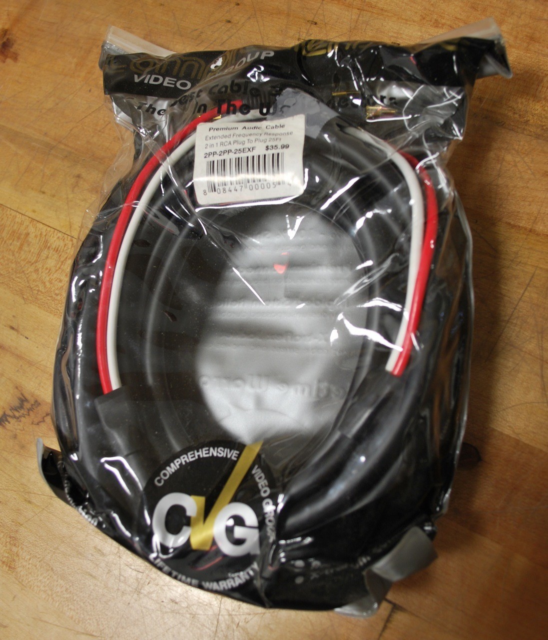Comprehensive 2PP-2PP-25EXF RCA Plug to Plug 25 FT - NEW