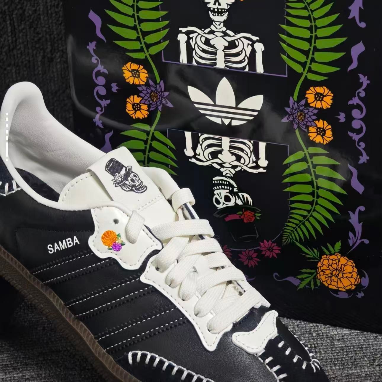 adidas Samba OG 'Día de Muertos Pack-Black JI3932
