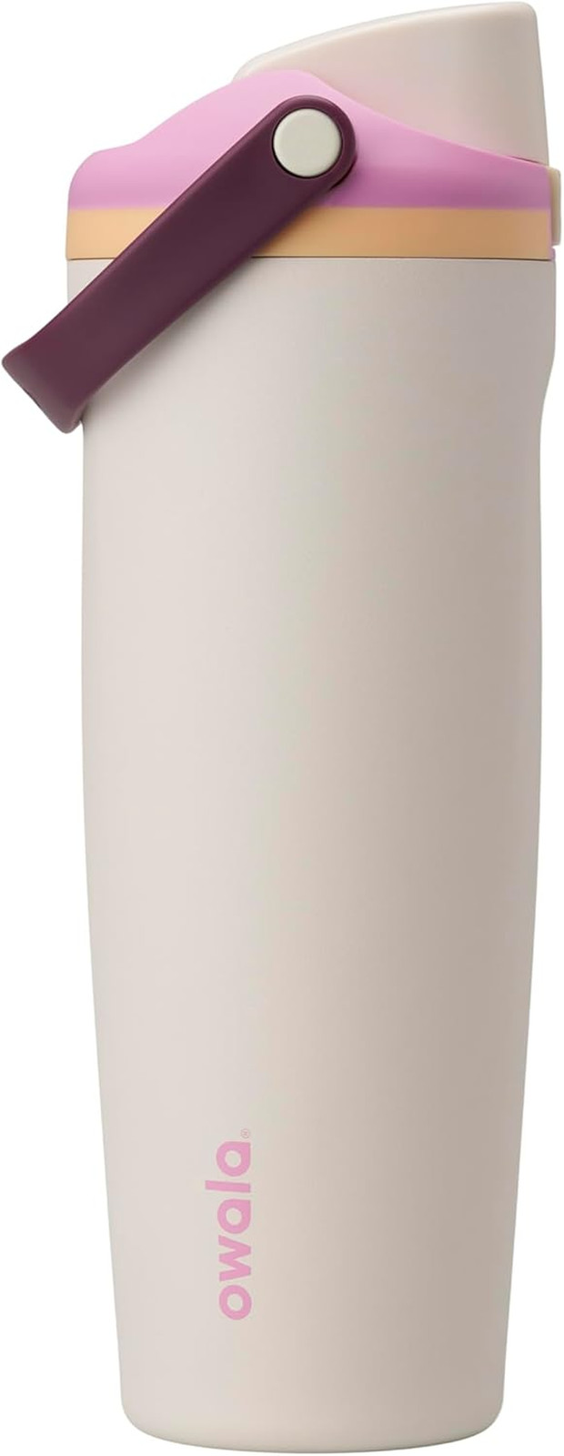 Freesip Sway Insulated Stainless Steel Water Bottle with Two-Way Spout, Built-In