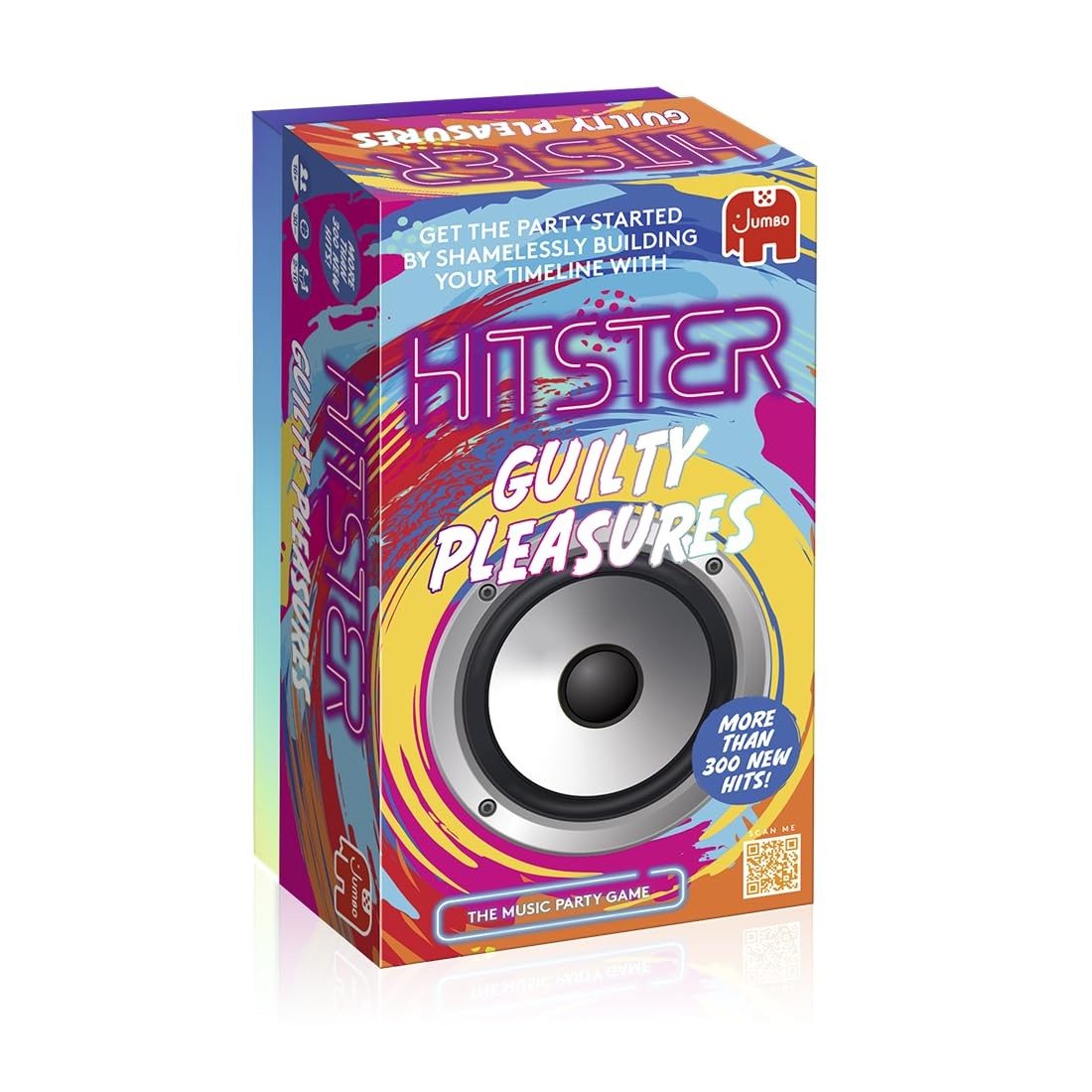 Hitster - Guilty Pleasures, Fun Music Quiz Card Game, 2-10 Players - 300 Plus...