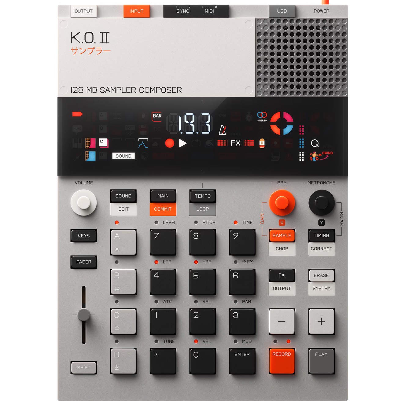 Teenage Engineering EP-133 K.O. II 128 MB Sampler and Sequencer