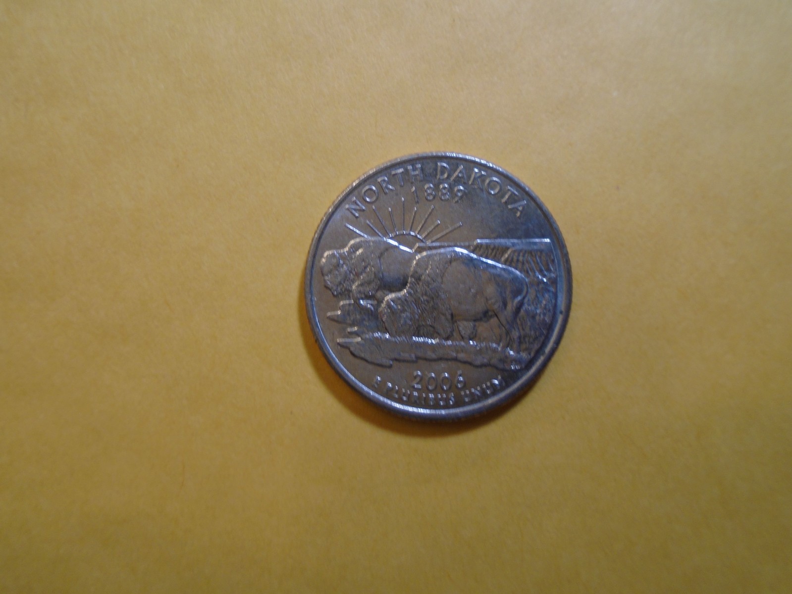 WASHINGTON QUARTERS, COINS, CLAD, STATE QUARTERS ( 2006 NORTH DAKATO )FREE SHIP
