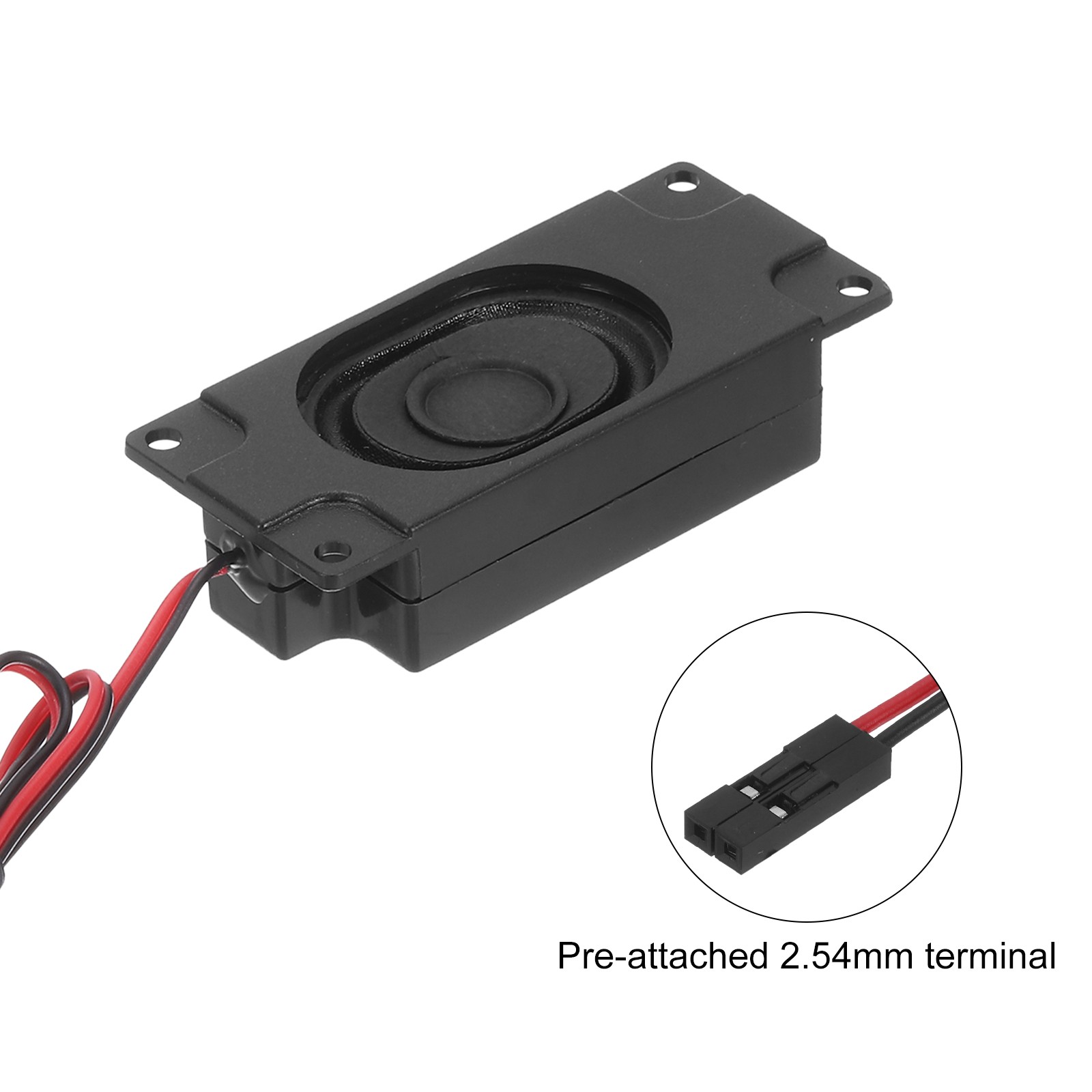 6pcs Mini Speaker 3W 4Ω Wire 2.54mm for Audio