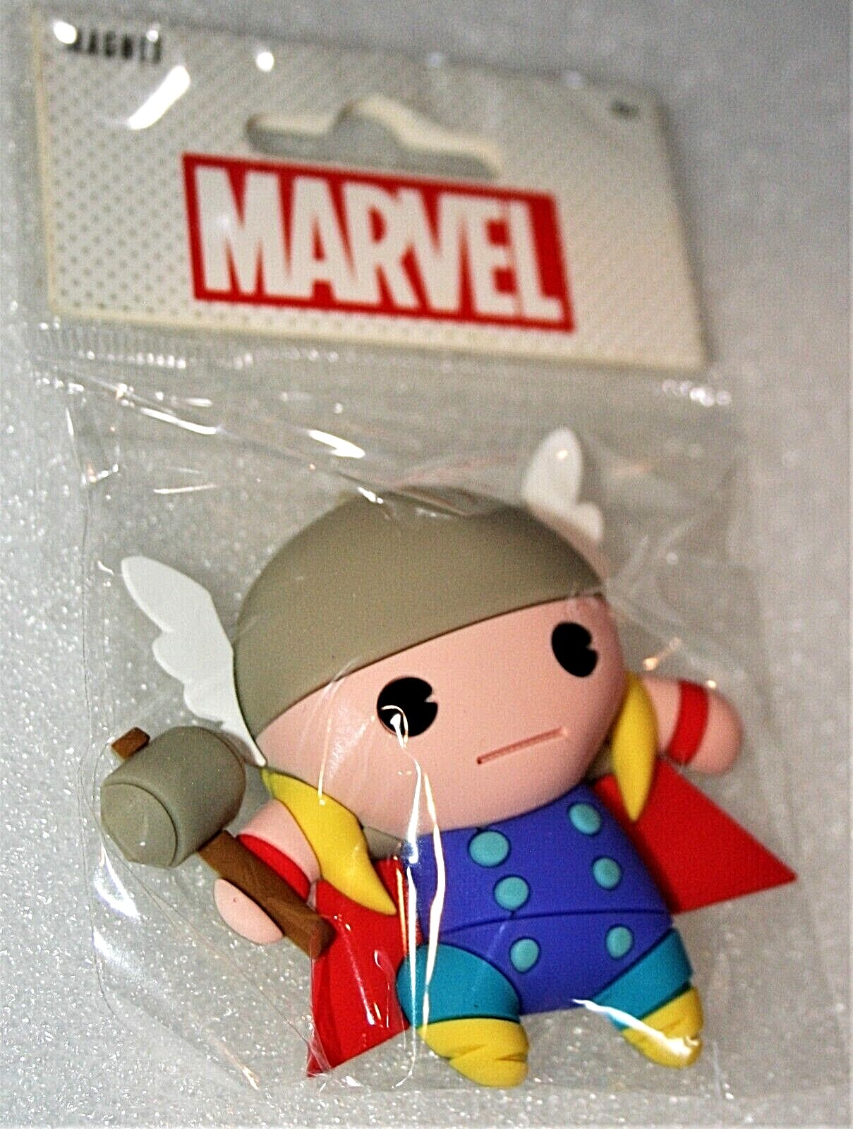Marvel Comics Classic Thor Kawaii Style Figural Refrigerator Magnet New MIP