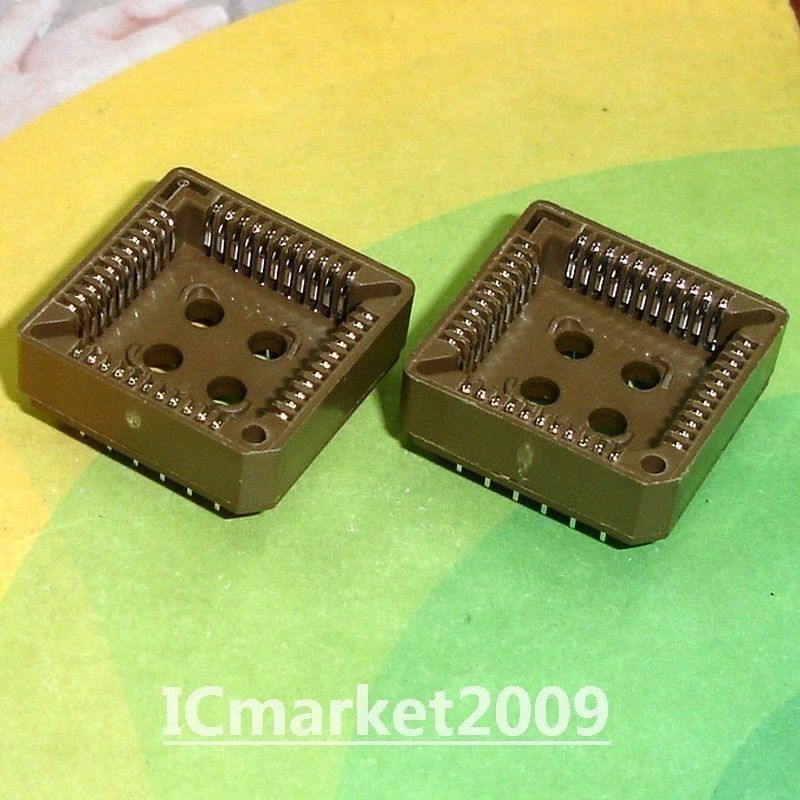 50 PCS  PLCC44 44 Pin DIP IC Socket Adapter PLCC Converter New