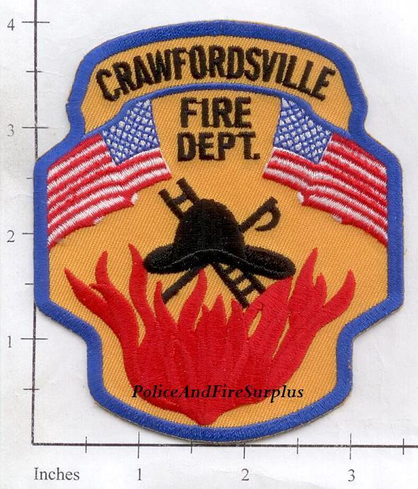 Indiana - Crawfordsville IN Fire Dept Patch