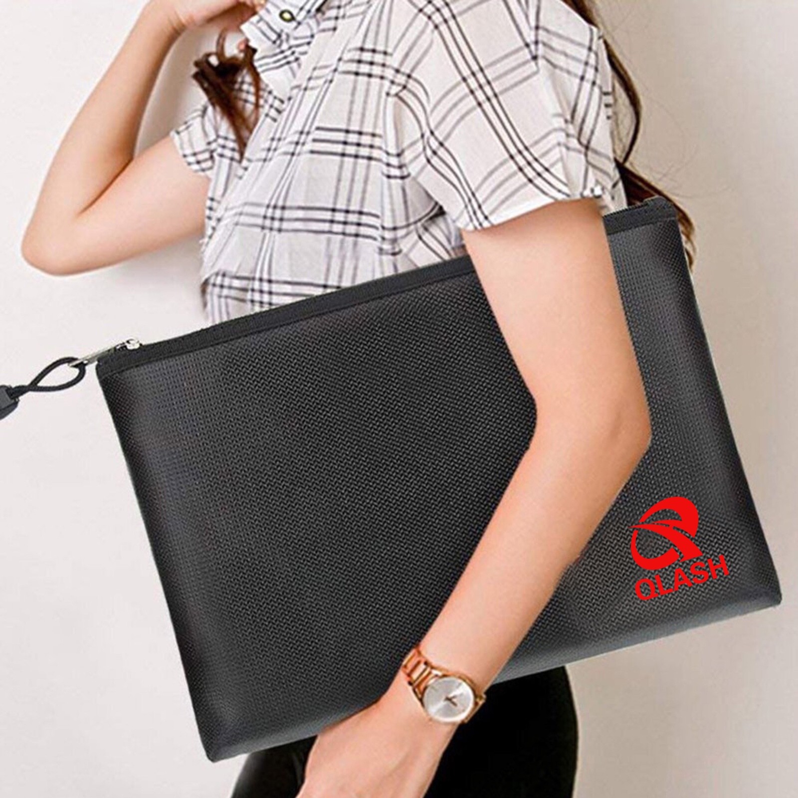 Fireproof Waterproof Bag Money Cash 4 Document File Envelope Safe Zip Case US