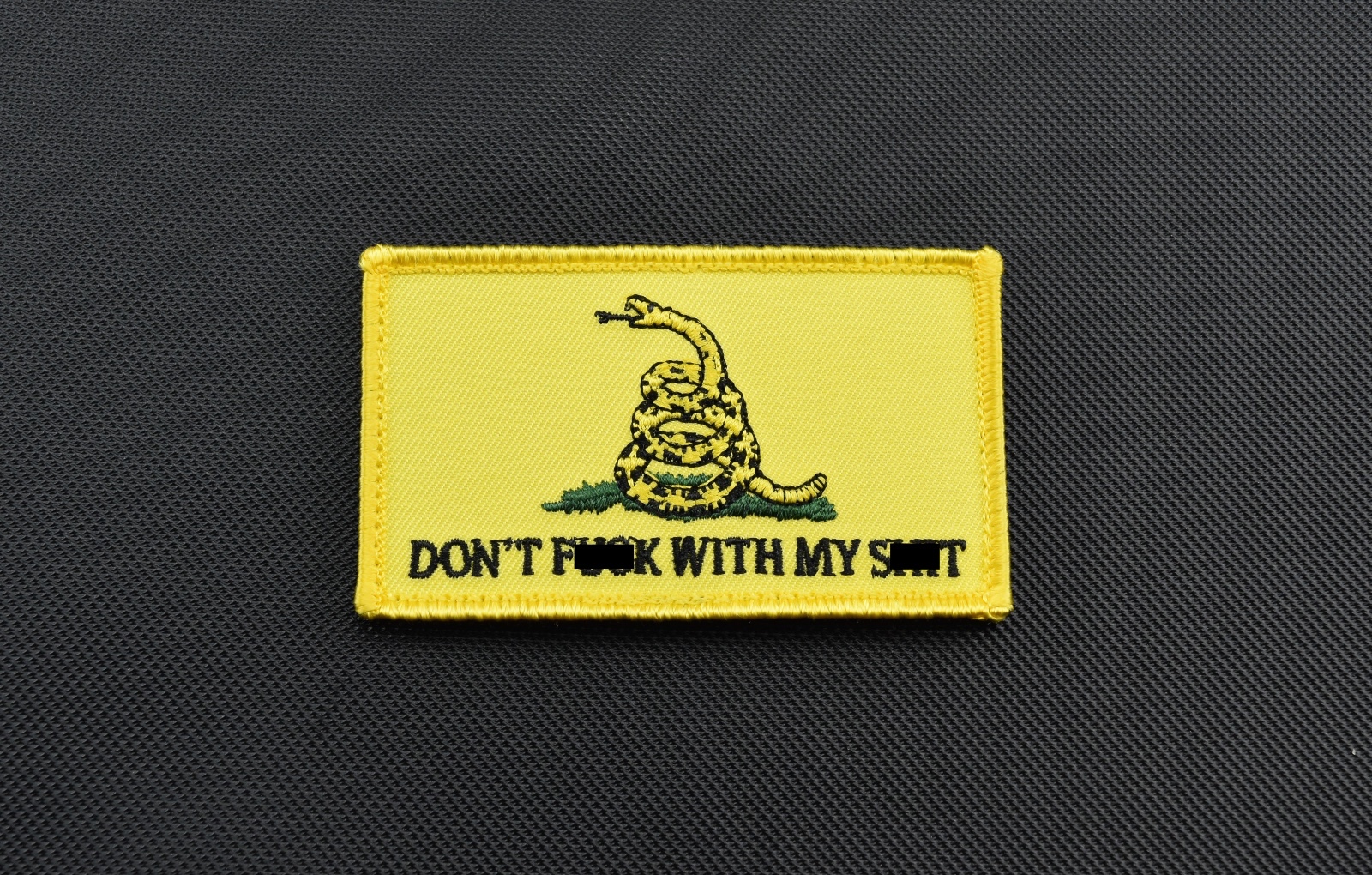 DON'T F**K WITH MY S**T Morale Patch Gadsden Flag DTOM 2A Liberty Patriot