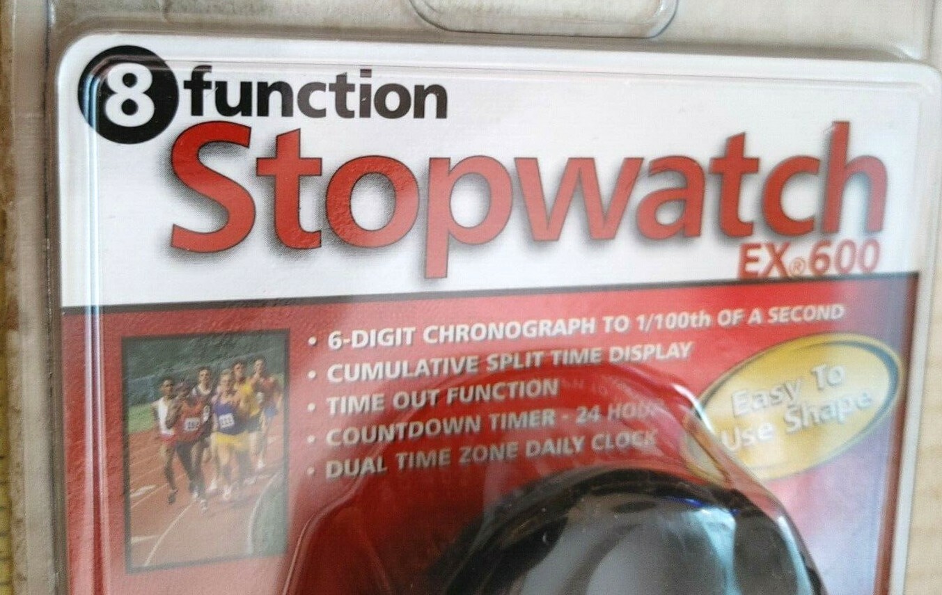 SPORTCRAFT STOPWATCH CHRONOGRAPH 8 FUNCTIONS MODEL EX 600