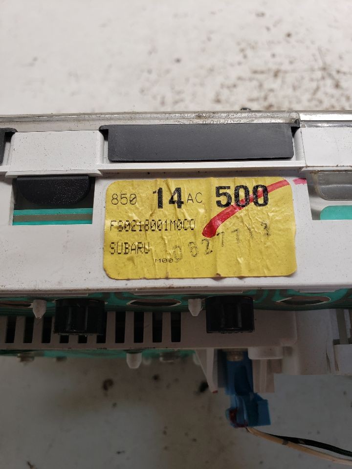 Used Speedometer Gauge fits: 1998 Subaru Legacy head only MPH Grade A