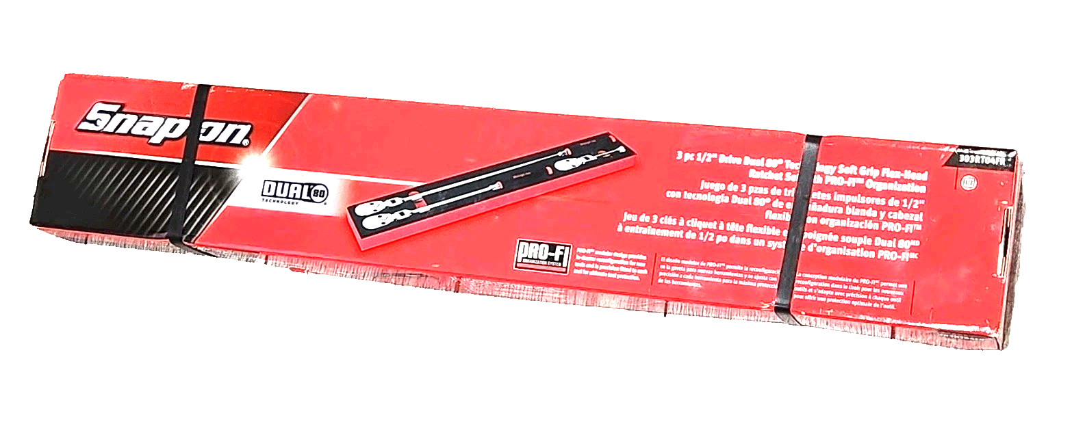 New Snap-on™ 1/2" drive Flex Head Ratchet Set SKF80A SHF80A SHLF80A Foam Set