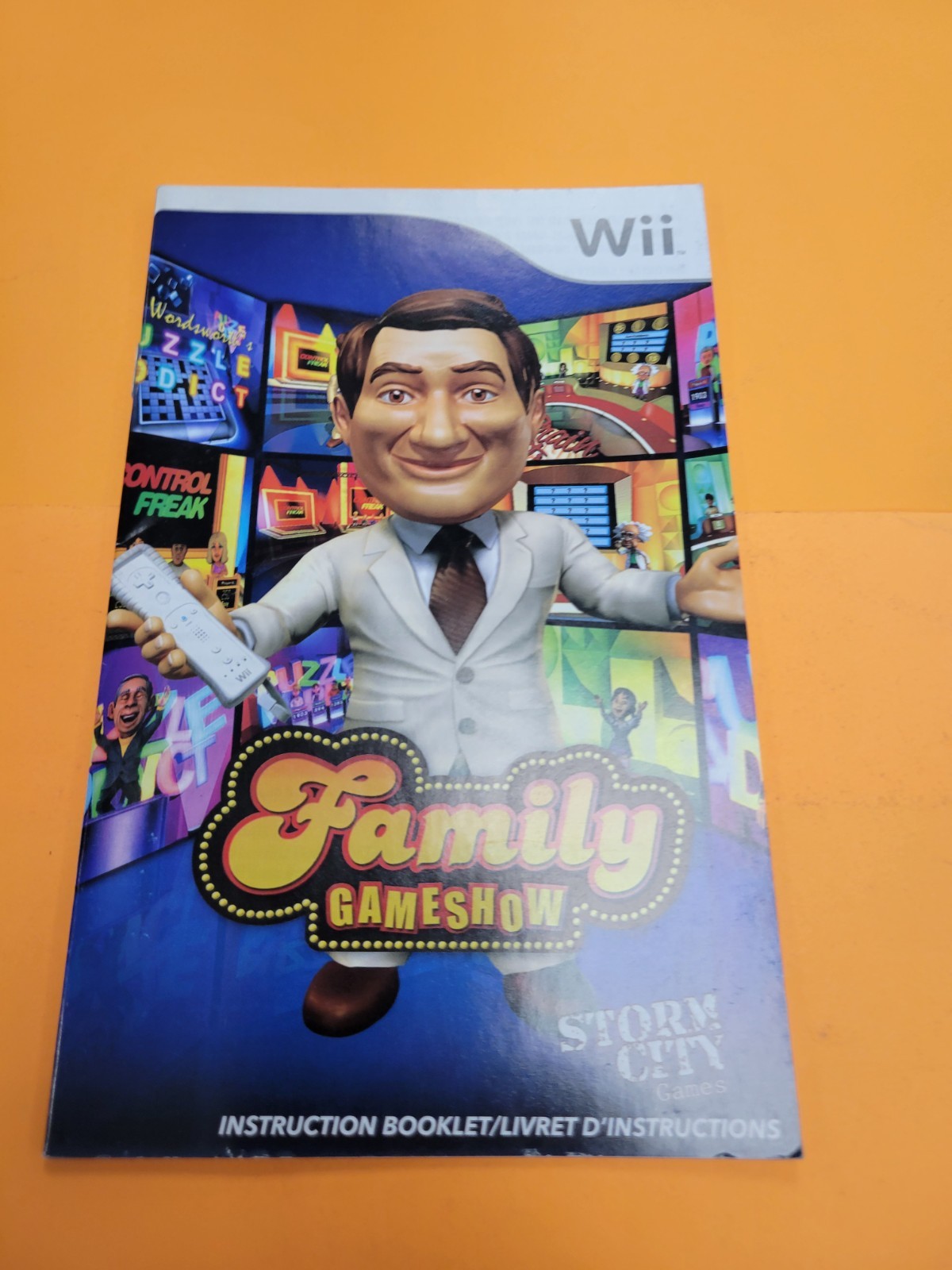 GSN Presents: Family Gameshow Nintendo Wii  Storm City Games 2010 Manual Only