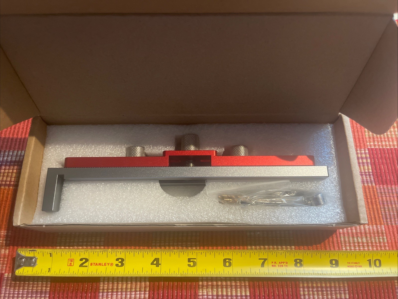 Cabinet Hardware Handle Jig, Adjustable Cabinet Hole Drilling Template Tool