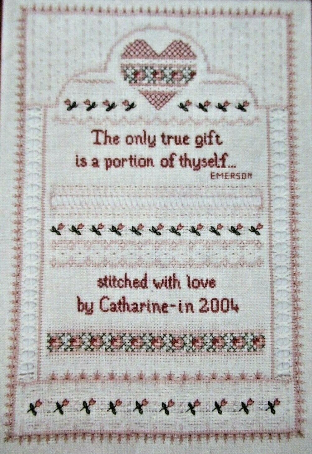 Winter Welcome True Gift Thyself Emerson Specialty Stitch CROSS STITCH PATTERNS