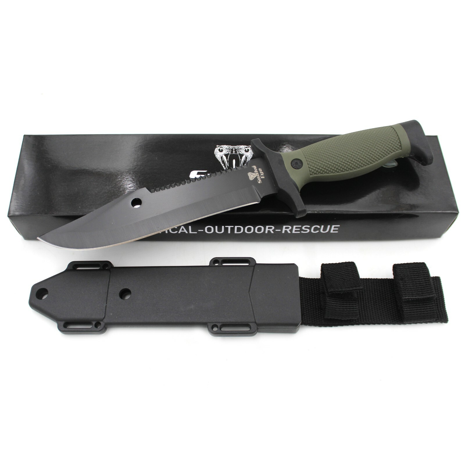 Snake Eye Tactical 12.5" Heavy Duty Full Tang Military-Army-Marine Hunting Knife