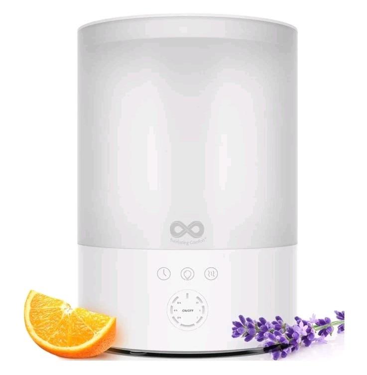 Humidificador de llenado superior  2.5 L para dormitorio, ultrasónico silencioso