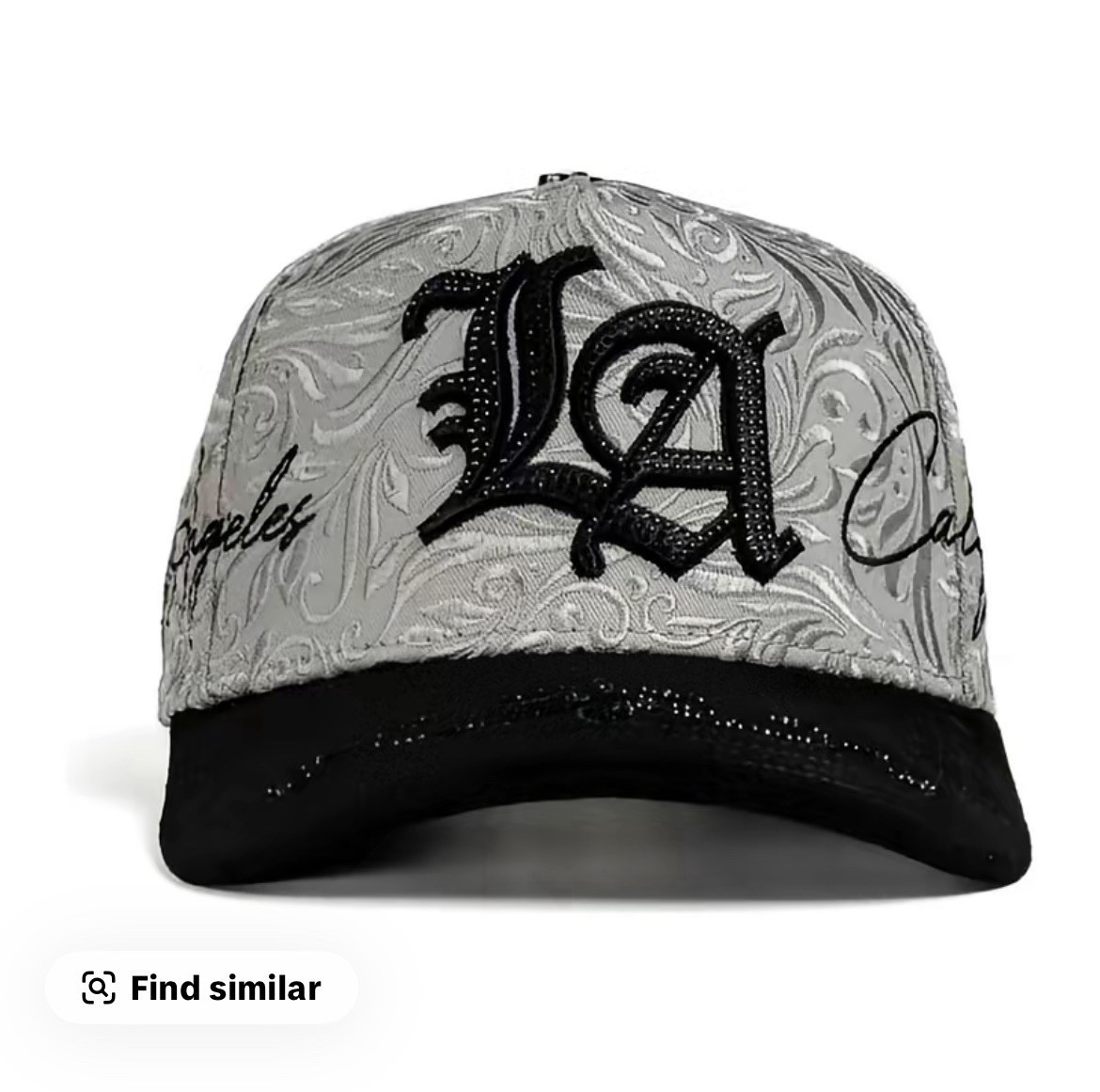Bigg Boss Hats L.A, Grey Snapback