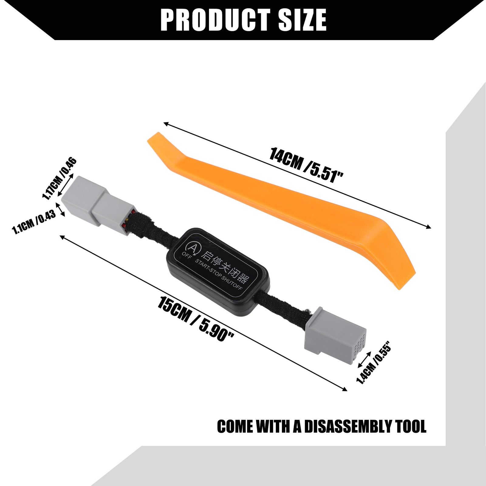 Auto Start Stop A-Off Cable Replacement Single for Honda CRV 2023