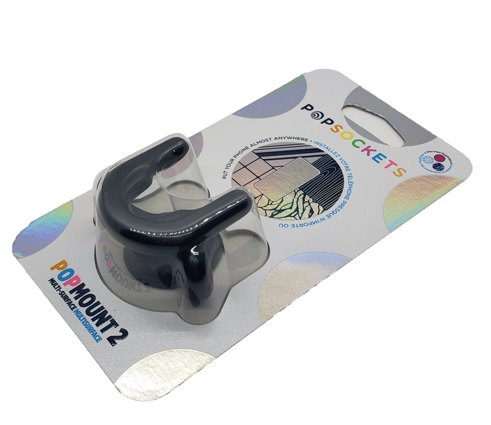 PopSockets Popmount 2 Multi Surface Phone Mount Clip Holder PopSockets
