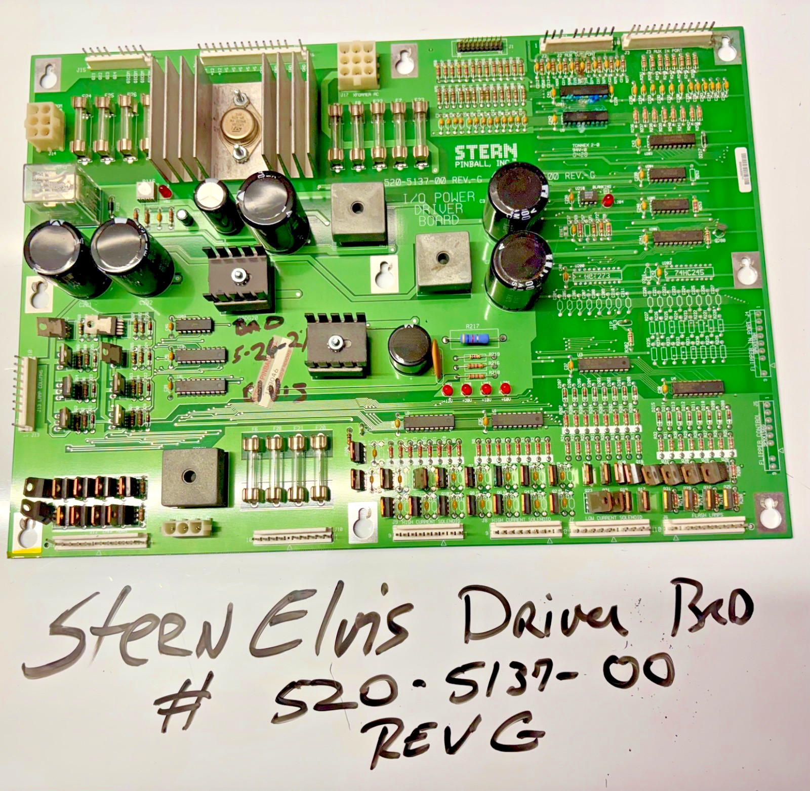Stern Elvis  driver board # 520-5137-00   rev G