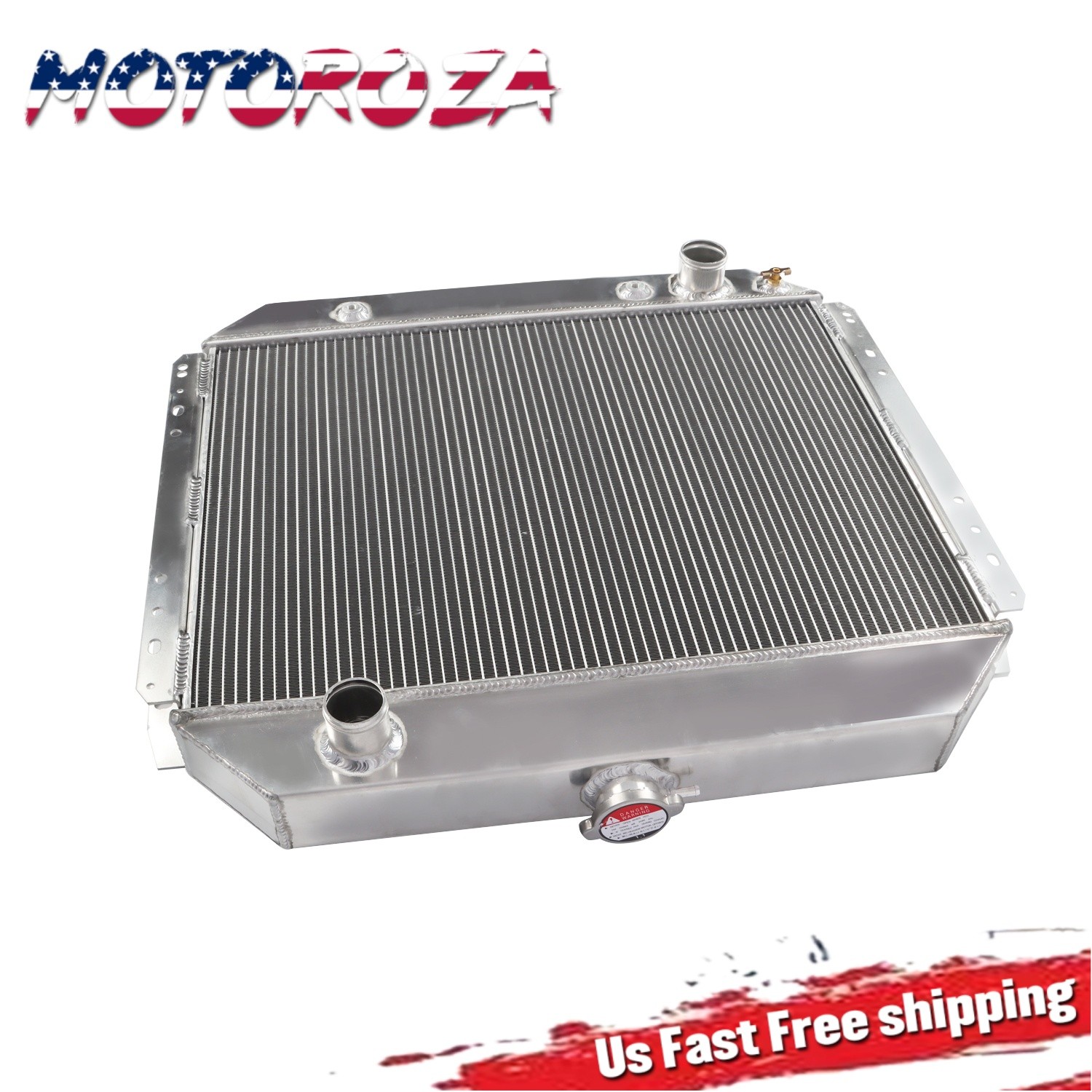 4Row Radiator For 1966-1979 Ford F100 F150 F250 F350 Bronco 302 351 400 460 V8