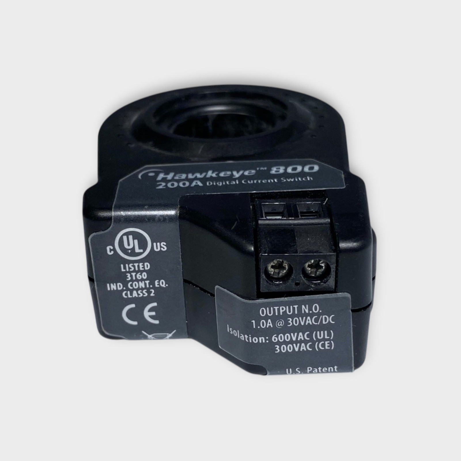 Veris Hawkeye H800 Solid Core Fixed Current Switch 0.25-200A N.O. (Lot of 2)