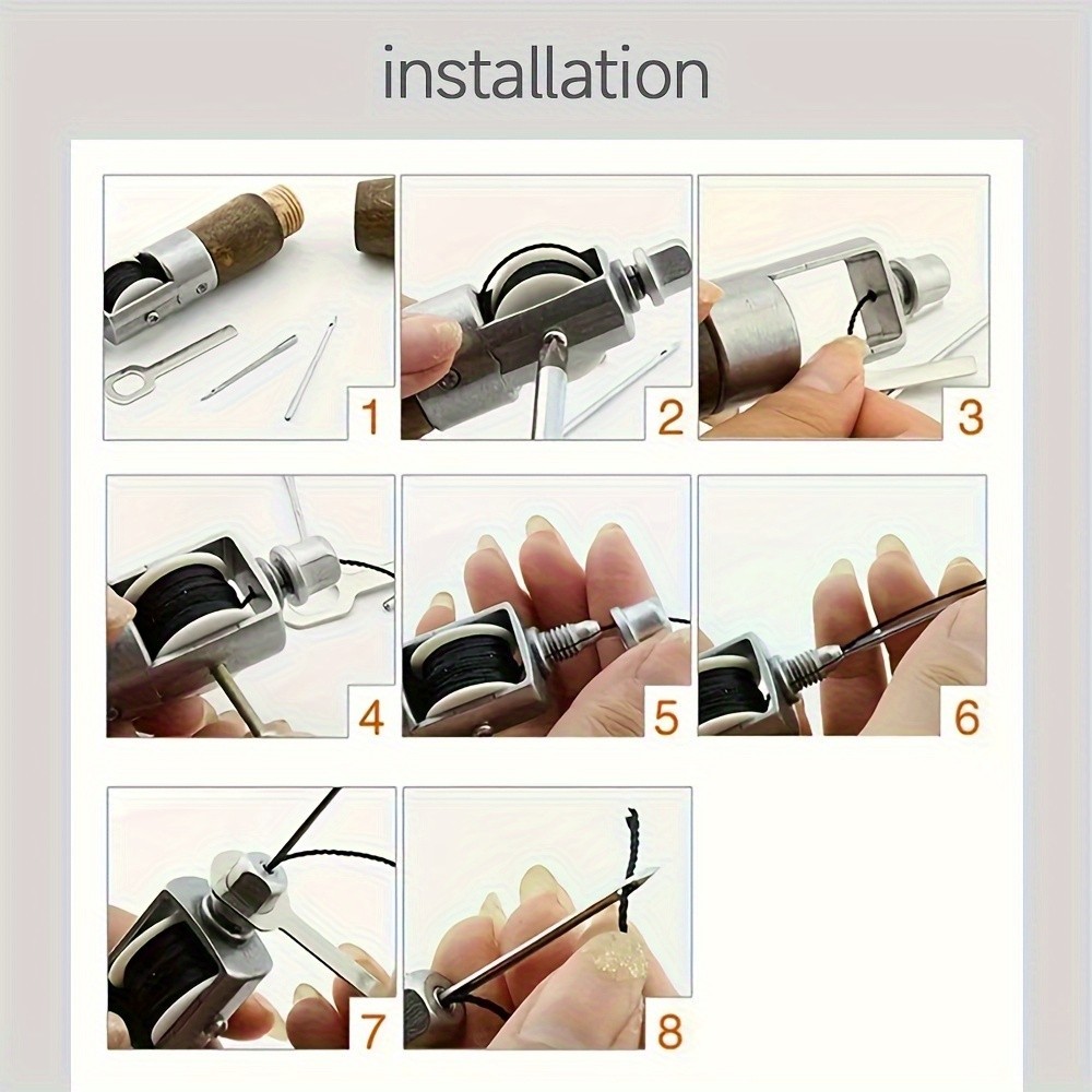 Leather Sewing Tool Kit - Handheld for Leather Craft & Repair
