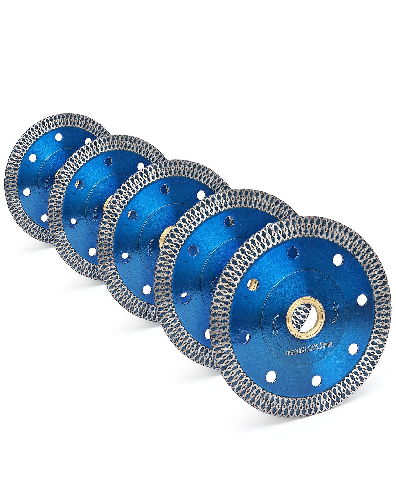 5Pcs/Box 4 in Diamond Saw Blade Super Thin Porcelain Blade for Cutting Marble...