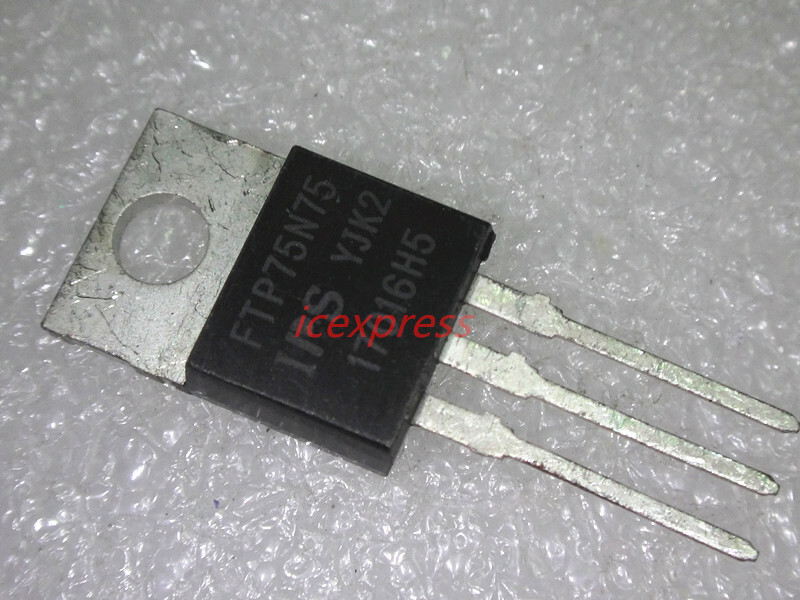 10PCS FTP75N75 TO-220