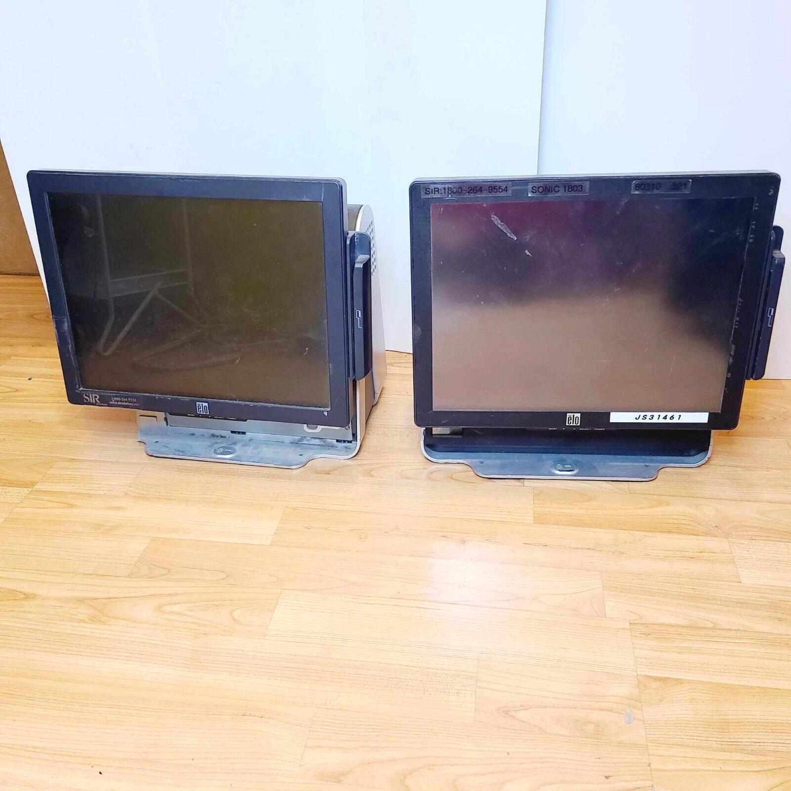 *UNTESTED* LOT 2X ELO ESY17D1 TOUCH SCREEN 17" POS COMPUTER WINDOWS XP SYSTEM