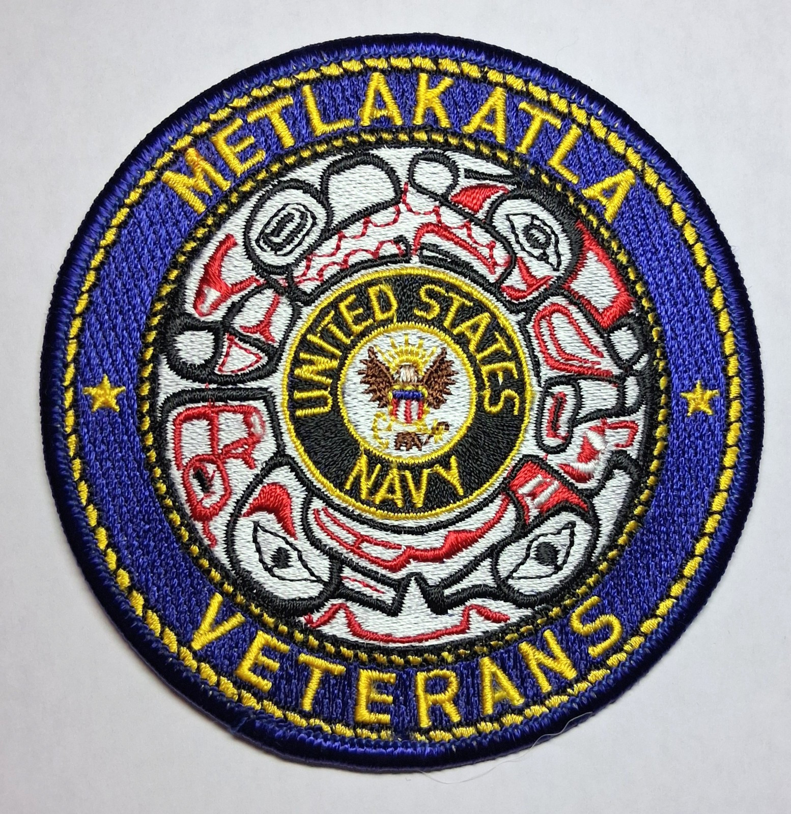US Navy Metlakatla Veterans Patch - Alaska - FREE Tracked US Shipping !