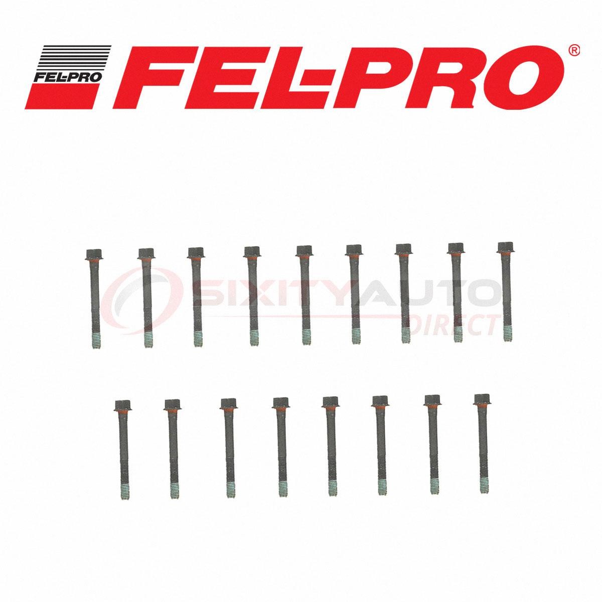 Fel-Pro Cylinder Head Bolt Set for 1987-1988 Chevrolet R20 Suburban 6.2L V8 jo