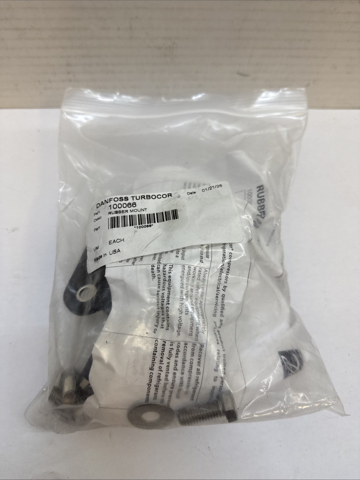 Danfoss Turbcor 100066 Rubber Mount