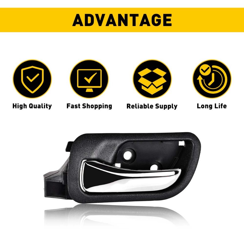 1x Front Left Driver Side Inside Interior Door Handle Fit 2003-2007 Honda Accord