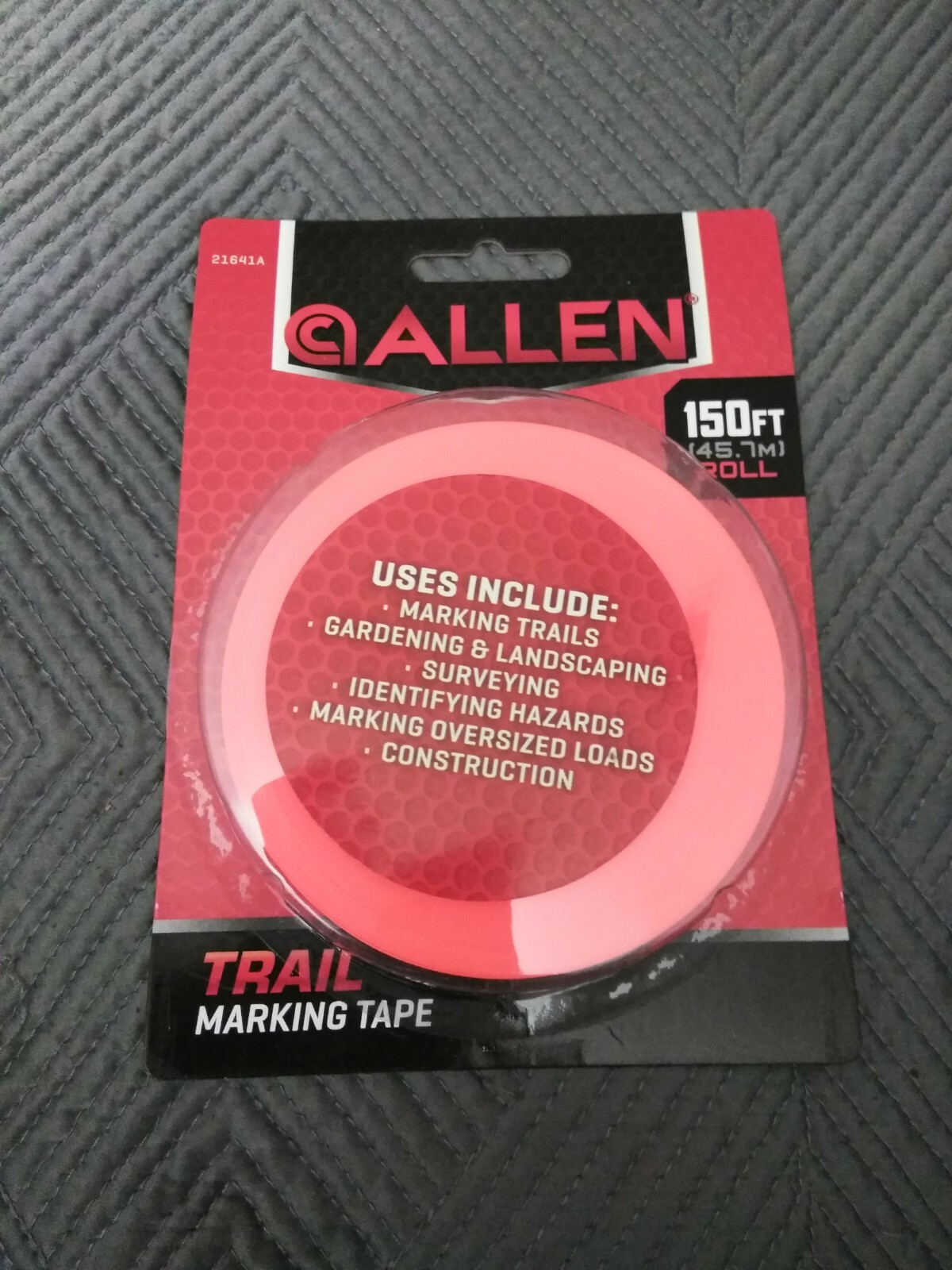 Allen Company Trail Marking / Flagging Tape, 150 Ft. Roll