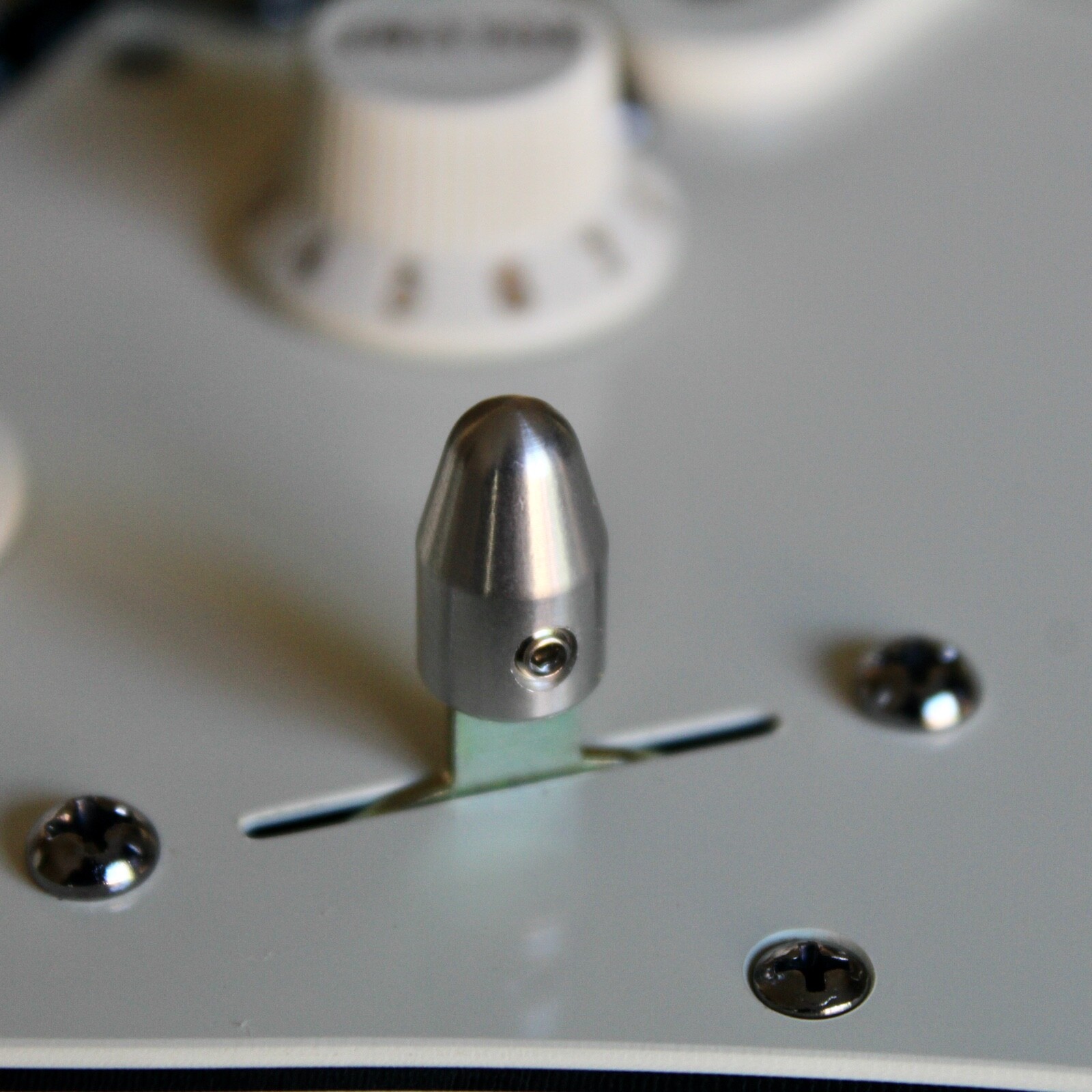 Strat Style switch tip, Inca Silver