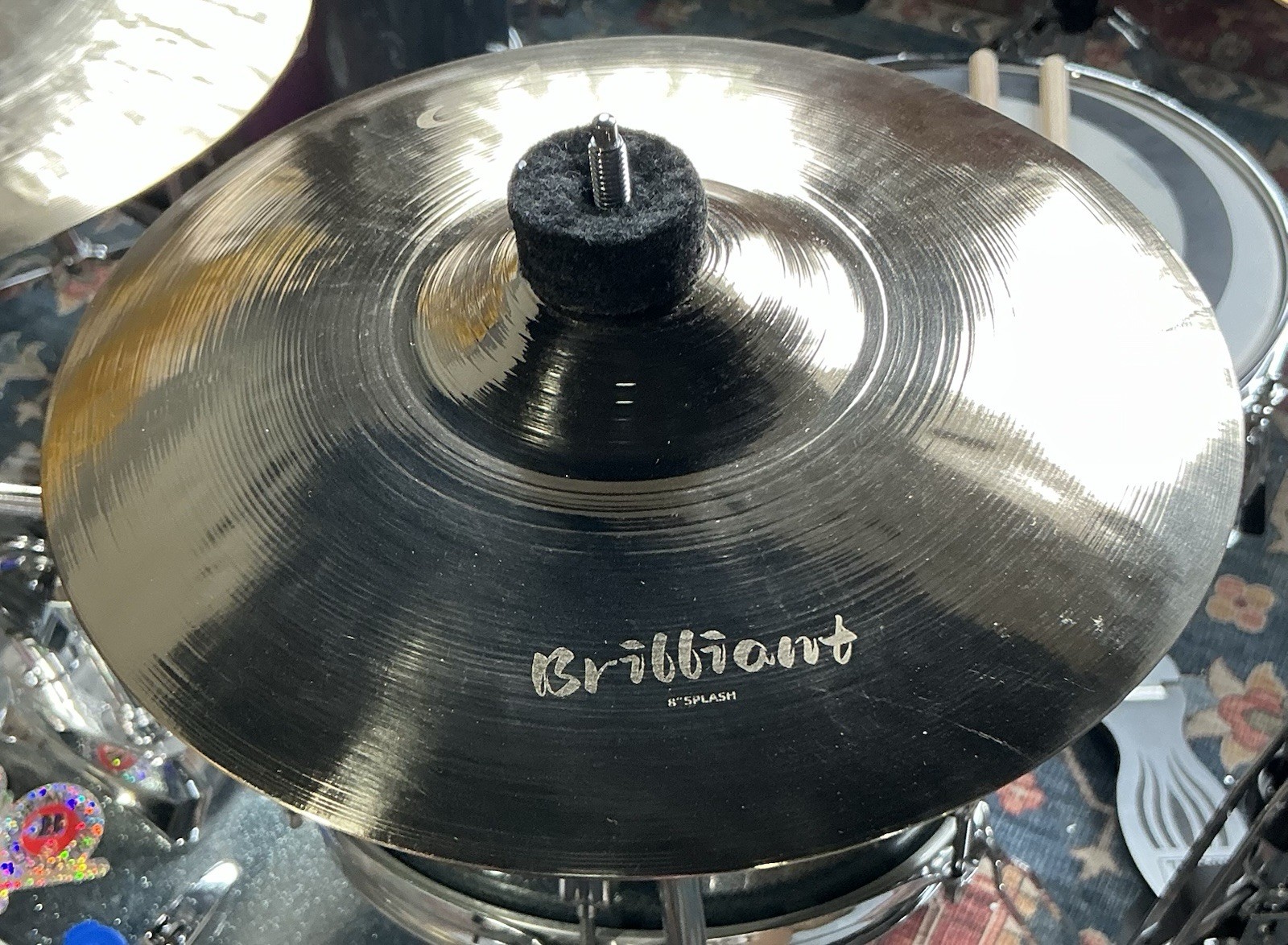 Aisen 8" Brilliant Traditional Splash Cymbal