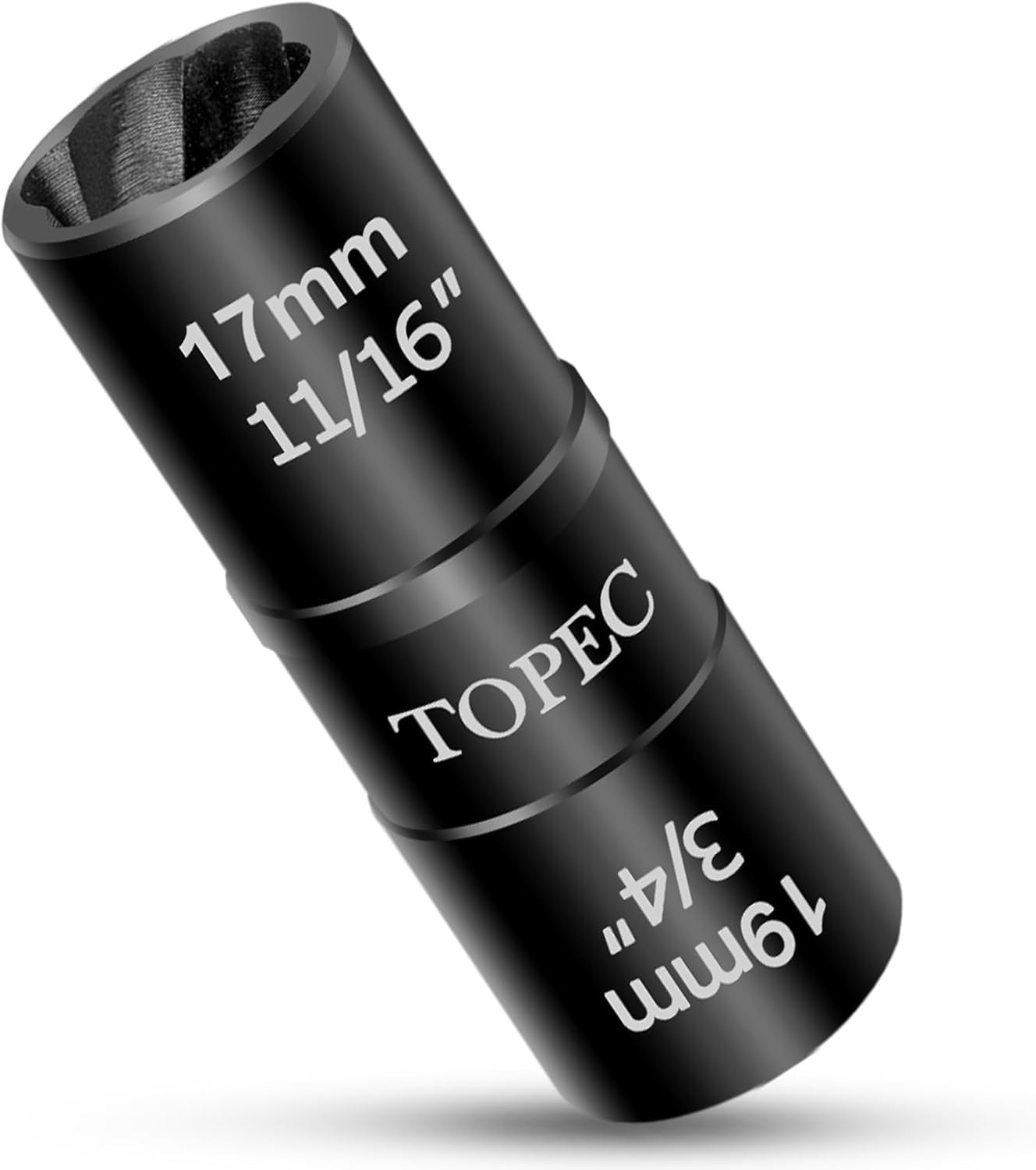 17mm 19mm Flip Lug Nut Extractor 1/2 Drive Wheel Lock Removal Socket Tool PQ