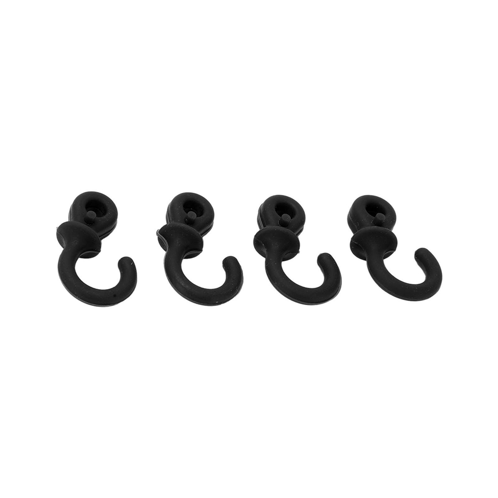 ♡ Black 4Pcs Archery Bow String Silencers Monkey Tail Compound Bow String