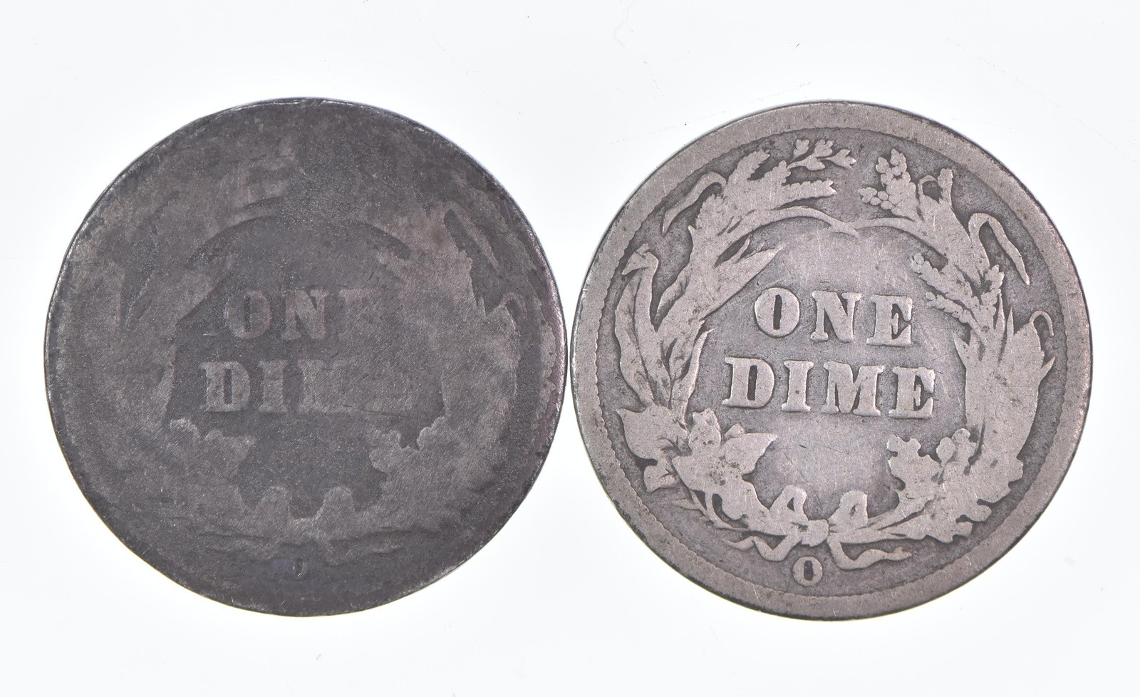 1894-O Barber Dime 90% Silver Average Circ