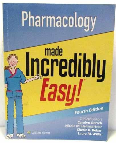 Pharmacology Made Incredibly - Paperback, by Lippincott Williams & - Very Good