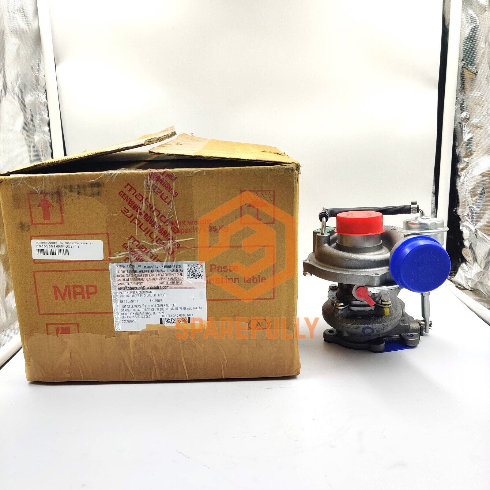 Mahindra Genuine 006013046H1 Turbocharger for mPower 75 mPower 85