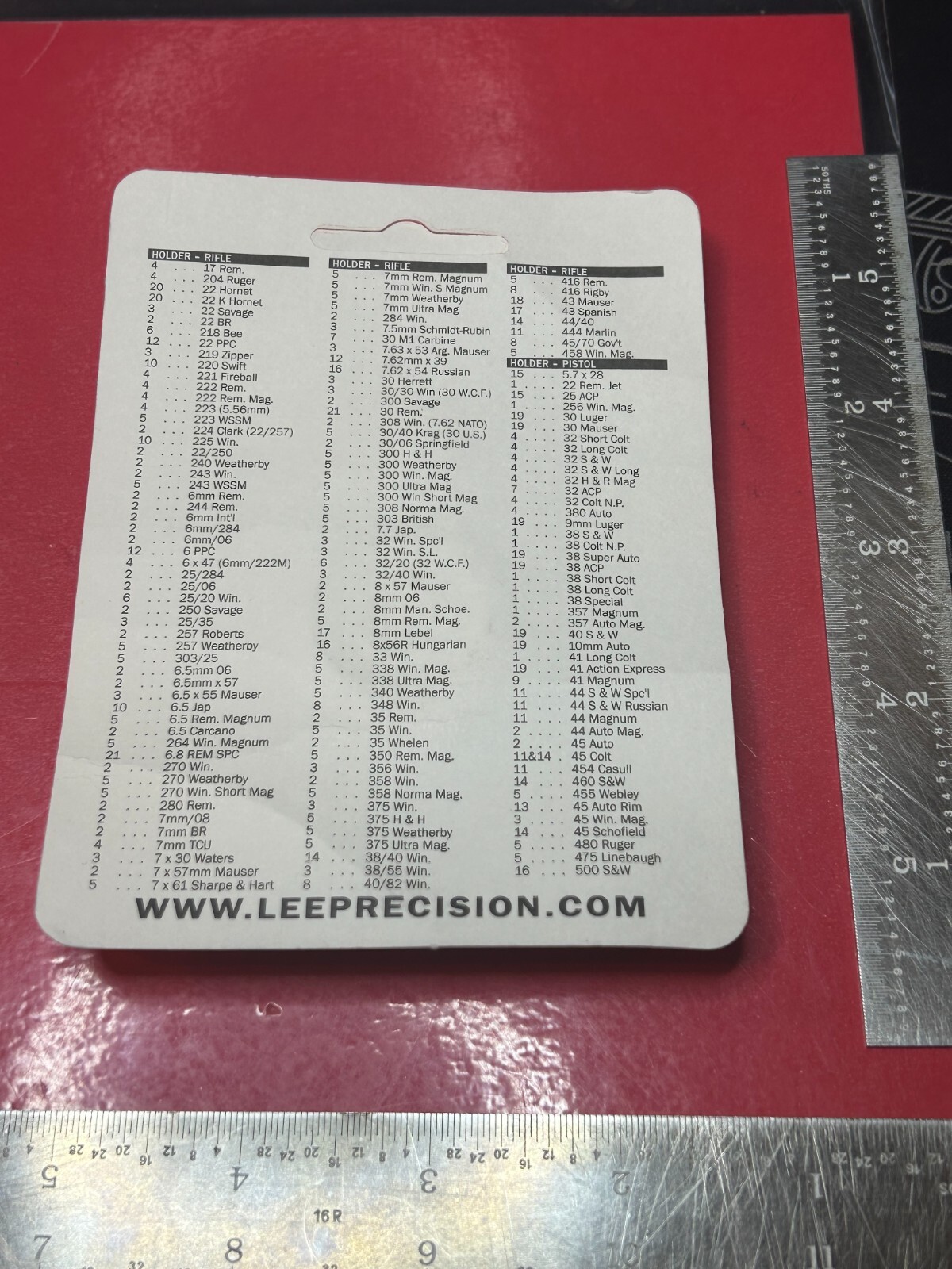 Lee Auto Prime Shell Holder #7 for .30 carbine .32 ACP, plus more. (NEW)