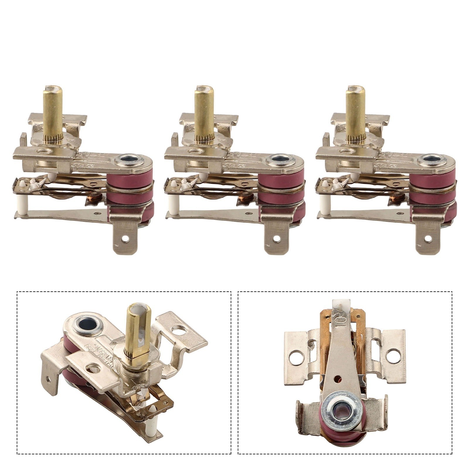 Bimetallic Temperature Switch Pack of Three Suitable for Electric Cookers