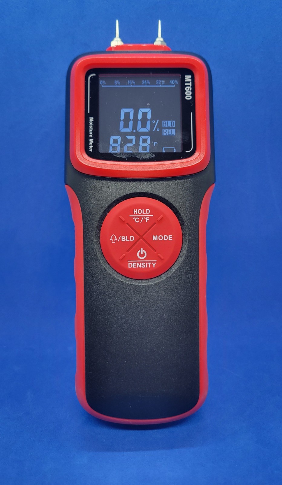 Wood Moisture Meter Detector MT600 Screen Red