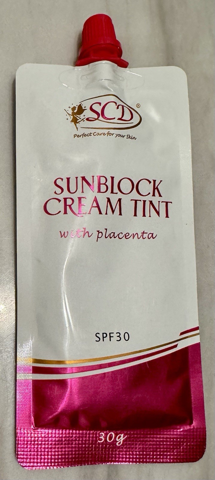 SCD Sunblock Cream Tint With Placenta SPF30 30g