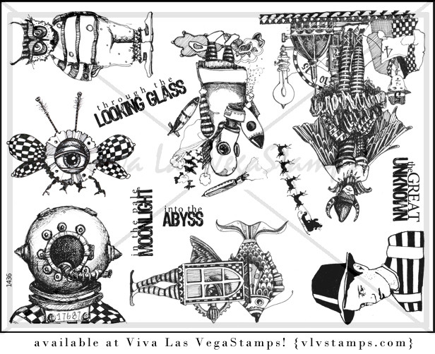 Unmounted Rubber Stamp Plate, Unmounted/Uncut Pink Rubber Stamps