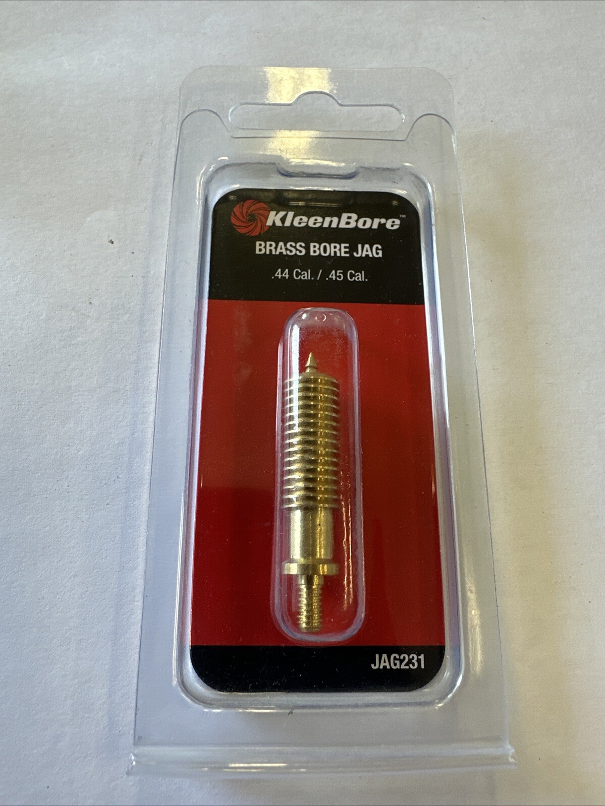 Kleen-Bore Brass Bore Cleaning Jag model JAG-231 .44 Cal. .45 Caliber Kleenbore