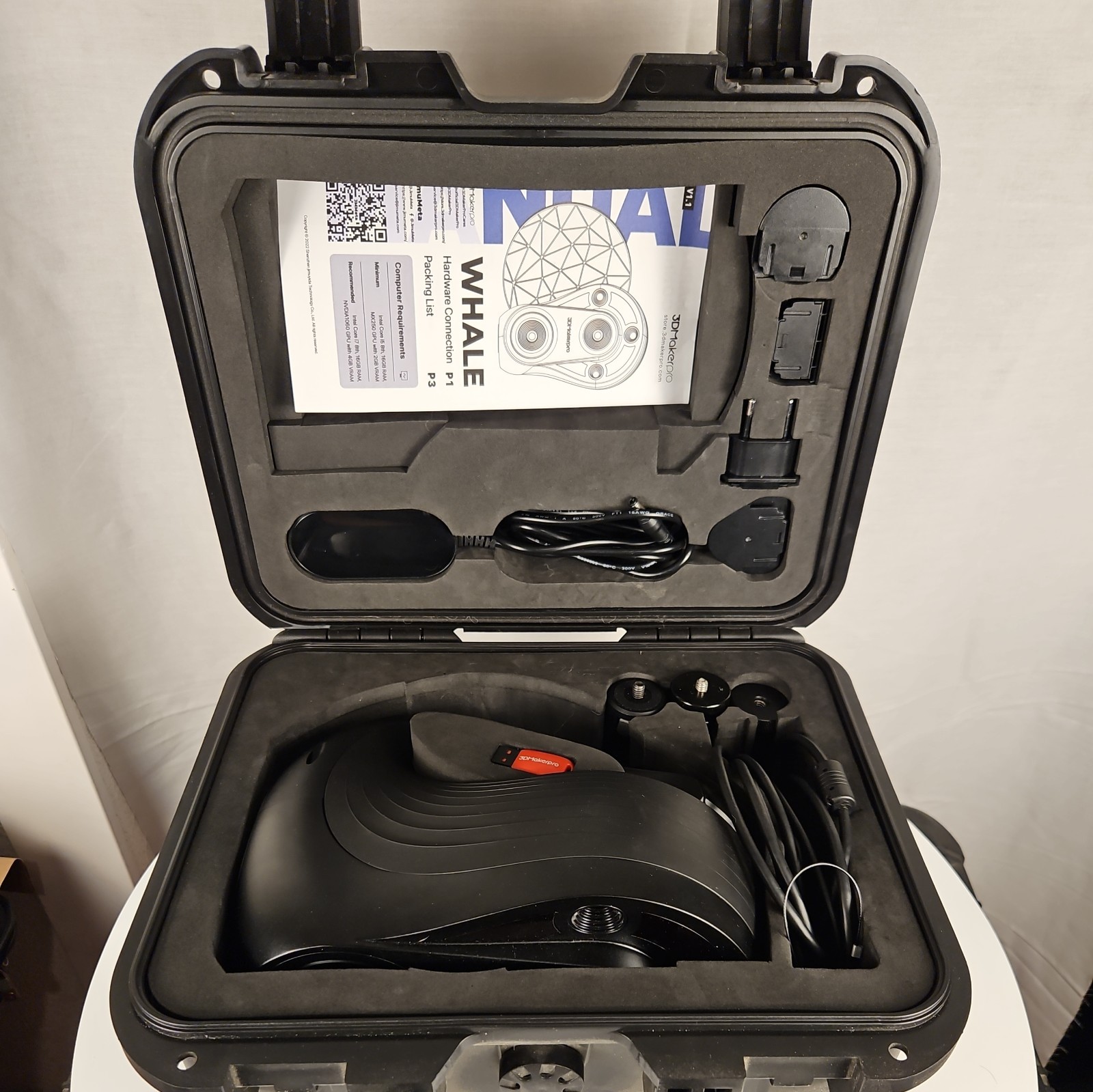 3DMakerPro Whale Luxury Package 3D Scanner